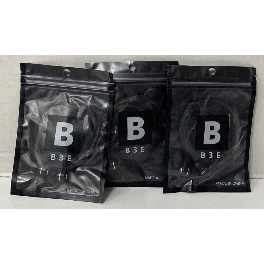 Wired 3.5mm Earbuds with Microphone, Volume Control and Mute Button (Set of 3)